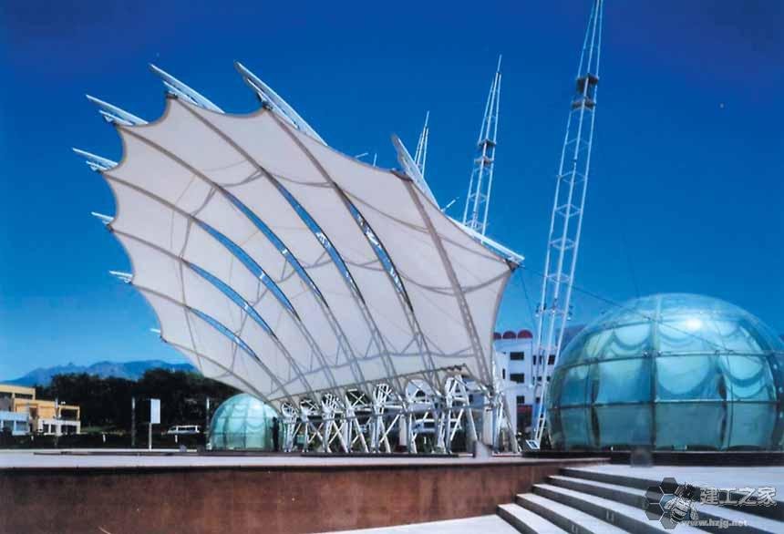 杨浦车棚膜结构网架